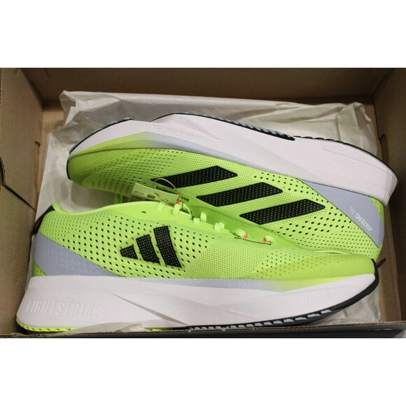Adidas Mens Black/Lucid Lemon/Wonder Blue Adizero SL Running Shoes HQ7231 Sz 10 main image 10